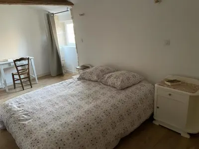 Un ou plusieurs lits dans un hébergement de l'établissement La Commanderie des Templiers Gîte 4 étoiles