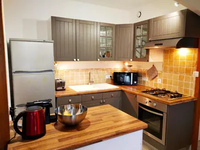 Cuisine ou kitchenette dans l'établissement Le 14 - Style Scandinave with Parking
