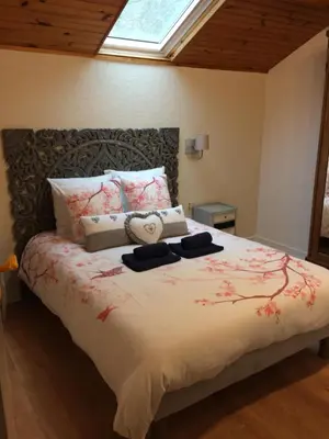 Un ou plusieurs lits dans un hébergement de l'établissement Gîte 5/6 personnes aux portes du Périgord