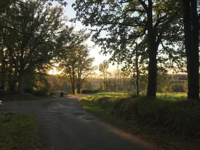 Paysage naturel près de la maison de vacances