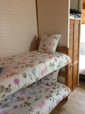 Un ou plusieurs lits dans un hébergement de l'établissement Gîte 5/6 personnes aux portes du Périgord