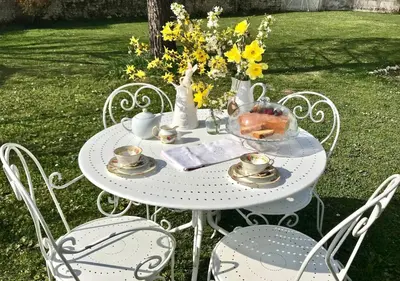 Jardin de l'établissement Le Pigeonnier Gite