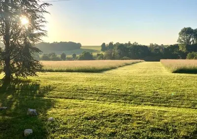 Paysage naturel près de la maison de vacances