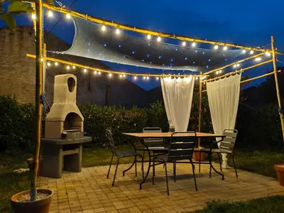 Terrasse ou espace extérieur de l'établissement LE LOGIS DE LA PIERRE
