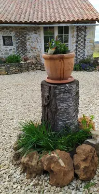 Jardin de l'établissement La Grange de Champagnac