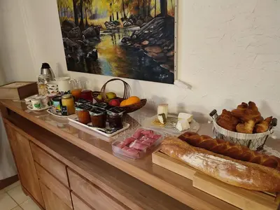 Nourriture dans le B&B/chambre d'hôtes ou à proximité
