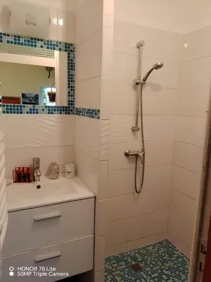 Salle de bains dans l'établissement L'Angelique