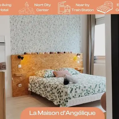 La maison d'Angelique - Coliving Hotel - Gare de Niort