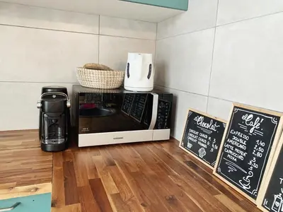 Cuisine ou kitchenette dans l'établissement T2 Moderne au Cœur Poitiers