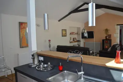 Cuisine ou kitchenette dans l'établissement Le Bataclan