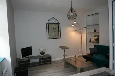Télévision ou salle de divertissement dans l'établissement La Vallée du Thouet