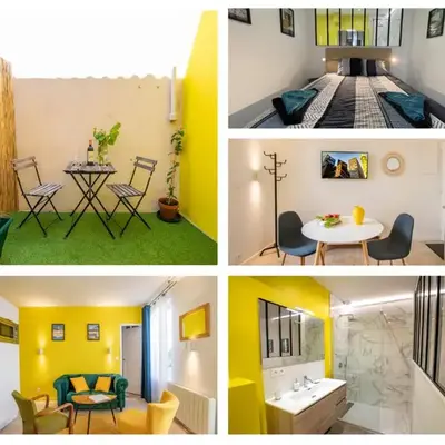 Le Jaune Vendée - T2 renové - Terrasse