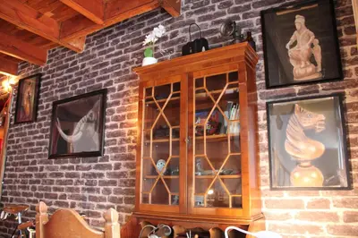 Plan de l'établissement Maison de charme, d'artiste, décoration brocante