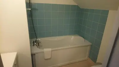 Salle de bains dans l'établissement Auberge des lacs