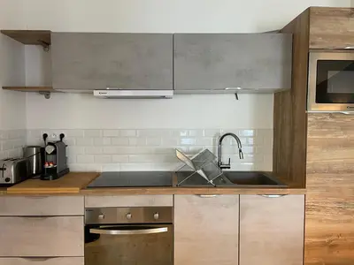 Cuisine ou kitchenette dans l'établissement La Chabotine -T2 Calme, et Lumineux