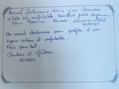 Plan de l'établissement La Chambre de La Pomerie