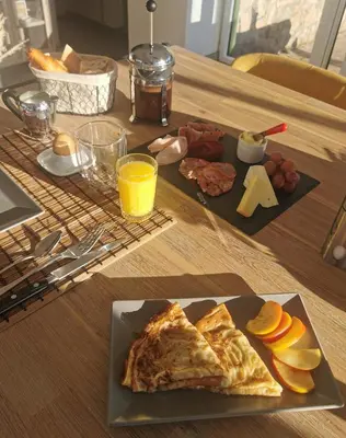 Nourriture dans le B&B/chambre d'hôtes ou à proximité