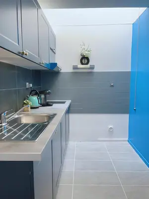 Plan de l'établissement Apt 67m2 hyper centre: 2 chambres, cuisine TV wifi
