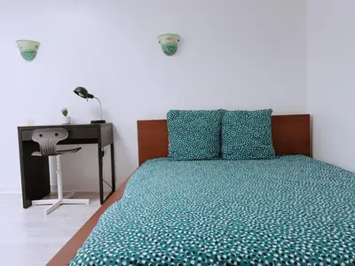 Plan de l'établissement Apt 67m2 hyper centre: 2 chambres, cuisine TV wifi