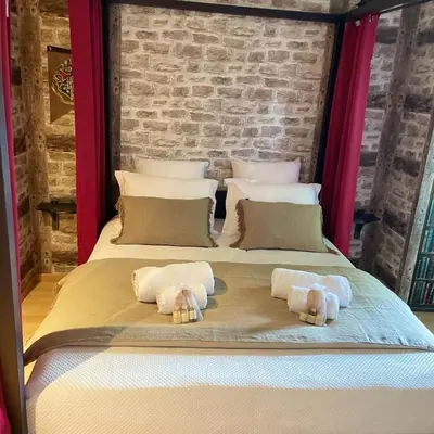 Un ou plusieurs lits dans un hébergement de l'établissement Le Maine N 5 - FLÉAC ANGOULEME - Suite Harry Potter
