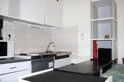 Cuisine ou kitchenette dans l'établissement Appartement champêtre - Déconnexion assurée