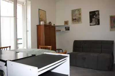 Coin salon dans l'établissement Appartement champêtre - Déconnexion assurée