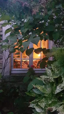Jardin de l'établissement Charmante maison de campagne