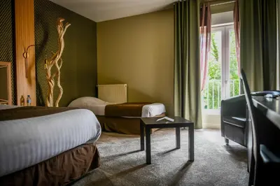 Un ou plusieurs lits dans un hébergement de l'établissement Chateau du Clos de la Ribaudiere - Teritoria