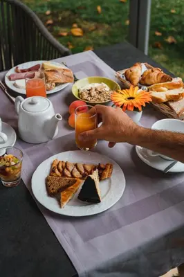 Nourriture dans l'hôtel ou à proximité