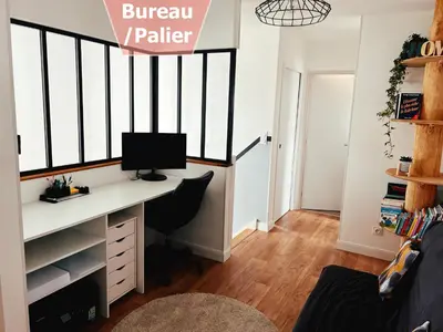 Télévision ou salle de divertissement dans l'établissement Maison au calme à 5min de Cognac pour 1 à 8 pers