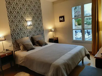 Un ou plusieurs lits dans un hébergement de l'établissement Chateau de Mornay