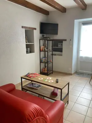 Cuisine ou kitchenette dans l'établissement Le petit monas