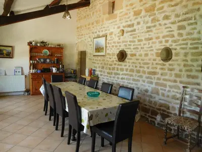 Plan de l'établissement Chatenet self catering stone House for 2 South West France