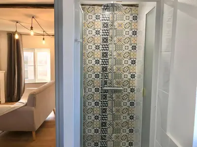 Salle de bains dans l'établissement Jungle Cosy Appartement