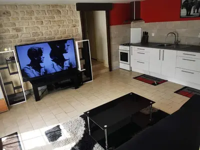 Cuisine ou kitchenette dans l'établissement chambre privée chez l'habitant et partage des partie communes