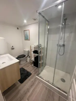 Salle de bains dans l'établissement Le Boinot - Patio privé, wifi haut débit, Netflix, stationnement gratuit