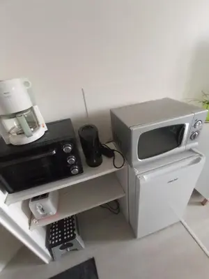 Cuisine ou kitchenette dans l'établissement Studio confort proche cure et port de plaisance