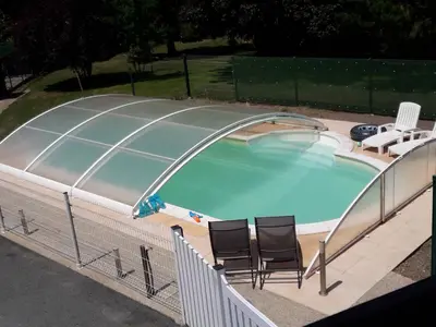 Piscine de l'établissement Le logis de LANGE apt Les Aigrettes ou située à proximité