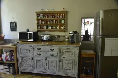 Plateau bouilloire dans l'établissement Beautiful large stylish villa centrally located in Pons
