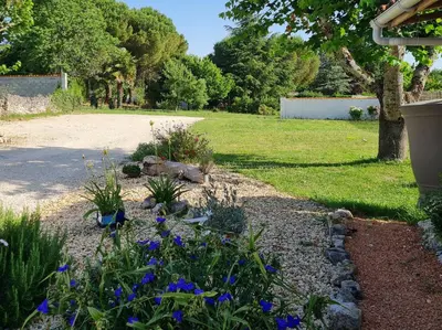 Jardin de l'établissement Maison de Campagne cosy