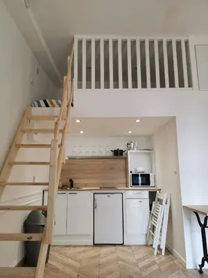 Cuisine ou kitchenette dans l'établissement RUFFEC 14 1D