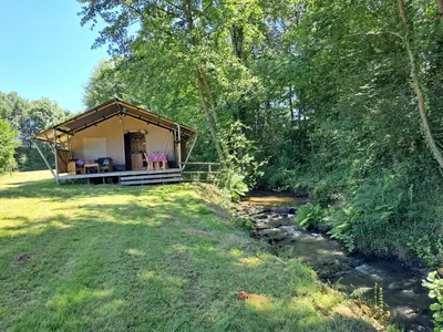Paysage naturel près de le camping