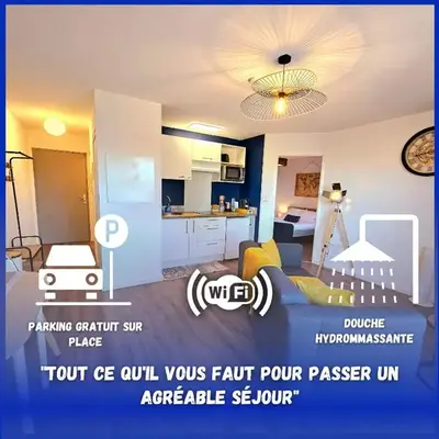 Appartement Résidentiel avec parking/Proche Centre