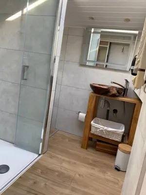 Salle de bains dans l'établissement Maison loft