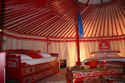 Un ou plusieurs lits dans un hébergement de l'établissement Home Paradis & Spa - Ecolodge