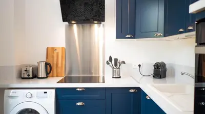 Cuisine ou kitchenette dans l'établissement Les Rives du Clain - Sublime T4 au bord de l'eau
