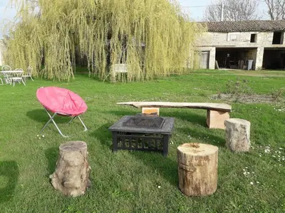 Jardin de l'établissement Au Domaine du Petit Cercoux