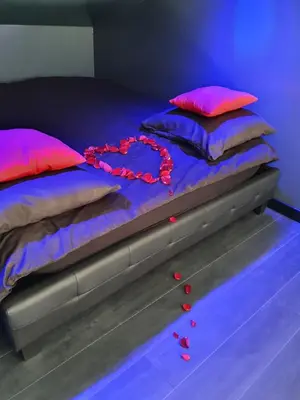 Un ou plusieurs lits dans un hébergement de l'établissement Loft Spa Bord de Mer Fouras - 800m des plages