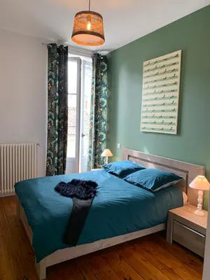 Un ou plusieurs lits dans un hébergement de l'établissement Grand appartement de Standing #Hypercentre