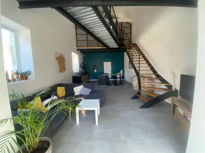 Plan de l'établissement Loft chaleureux